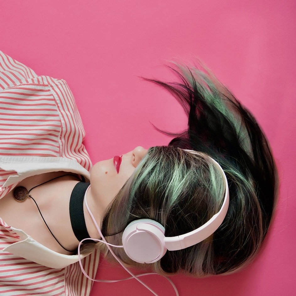 headphones Pink 2